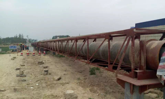 鄆城跨宋金河蒸汽管道安裝工程